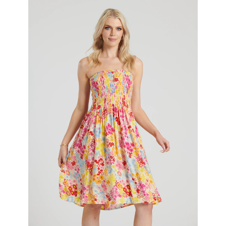 3 in 1 Dress / Skirt - Multi Floral