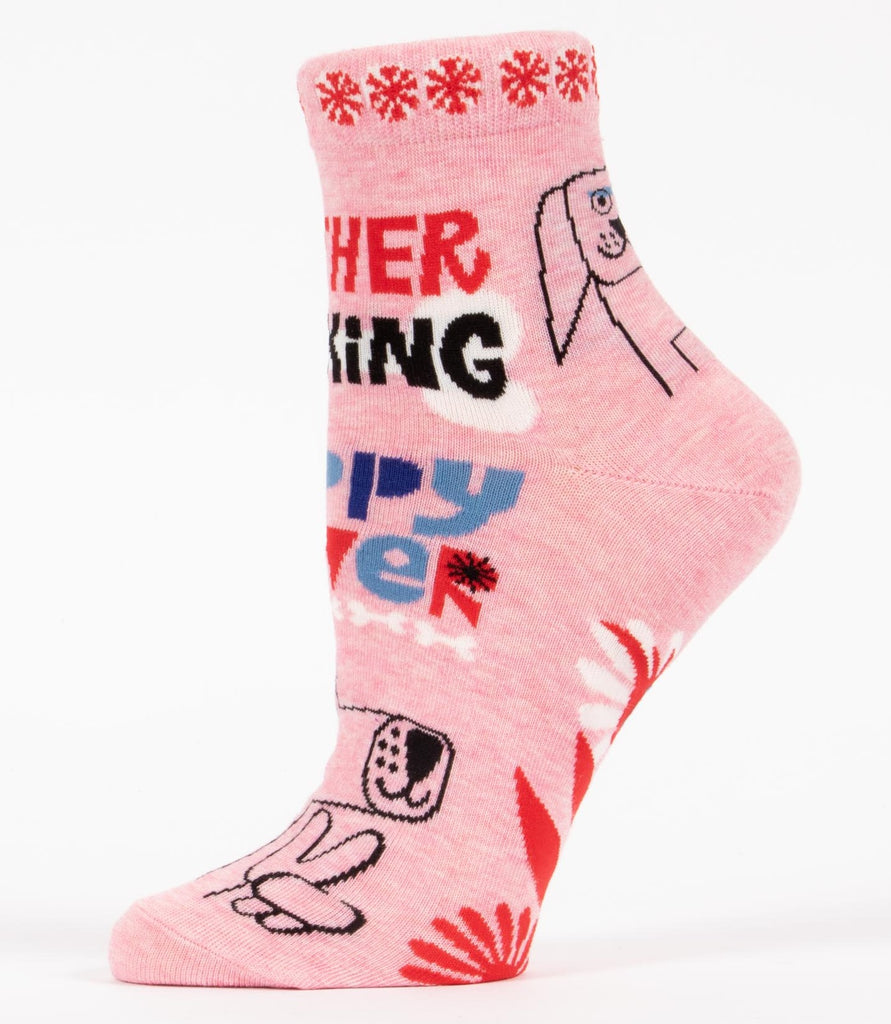 Mother Fucking Puppy Power - Ankle Socks
