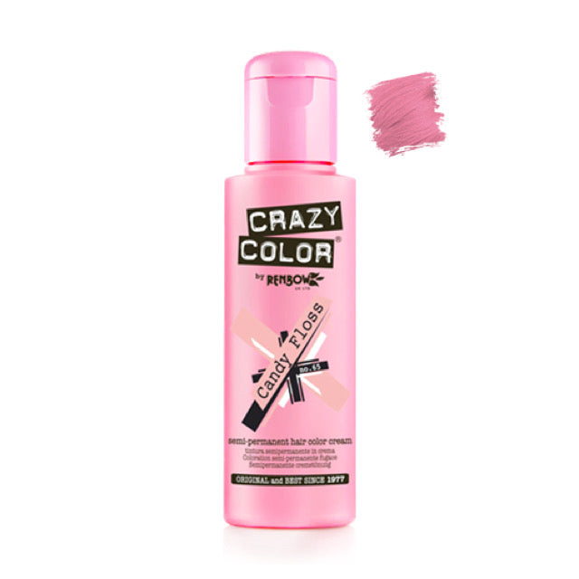 Crazy Color Semi-Permanent Hair Colour - Candy Floss