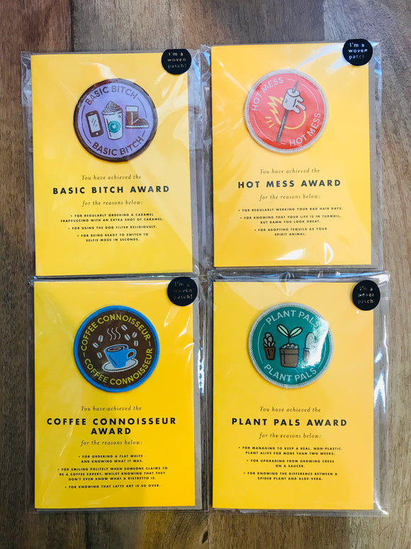 Nothings got a 'patch' on our new cards!