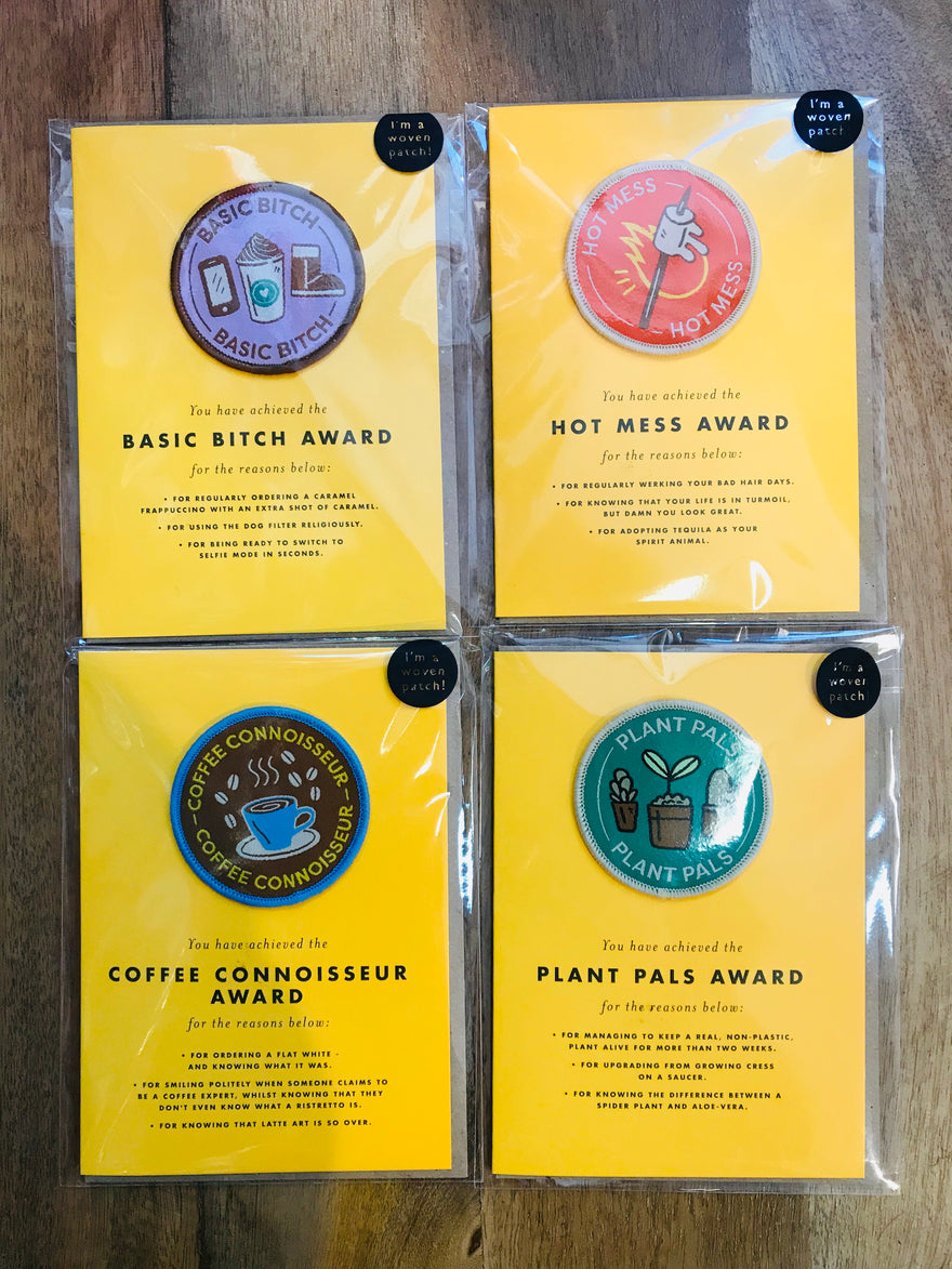 Nothings got a 'patch' on our new cards!