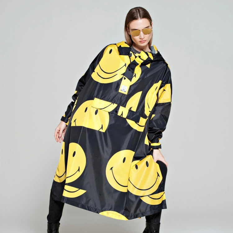 Rainkiss Poncho Raincoat - All Smiles x Smiley