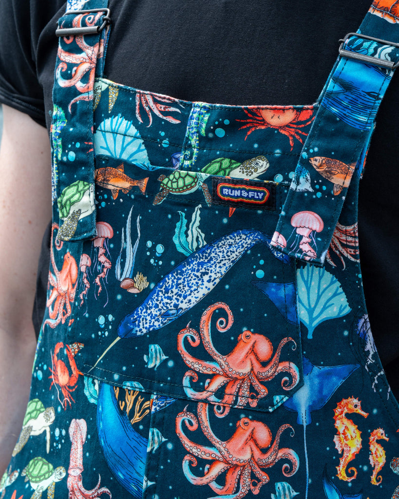 Run & Fly Ocean Dungarees