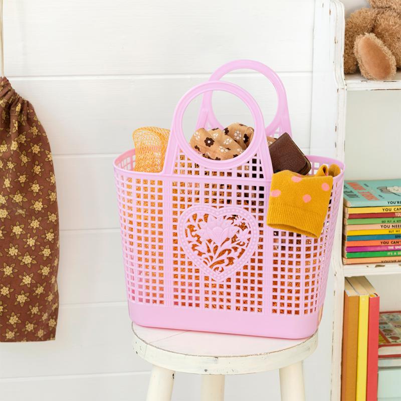 Amelie Basket Bag - Pink