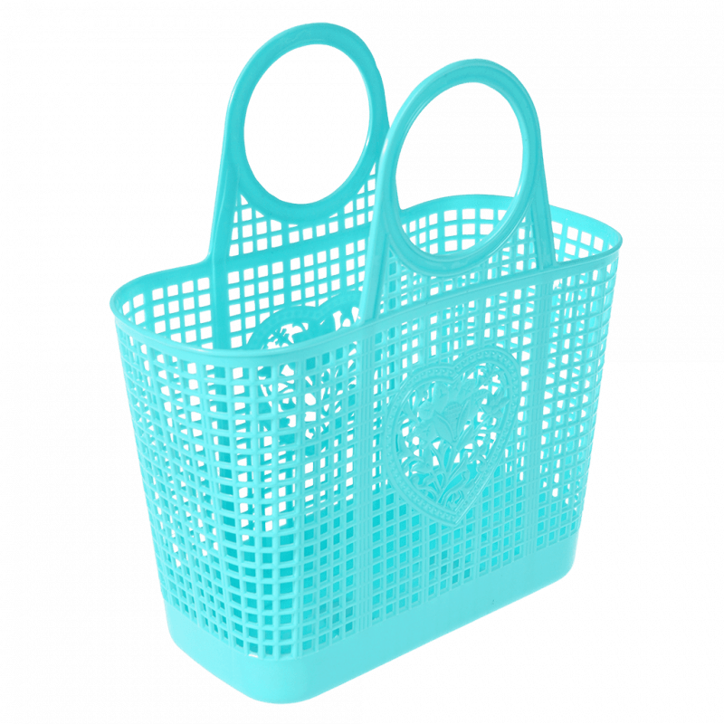 Amelie Basket Bag - Blue