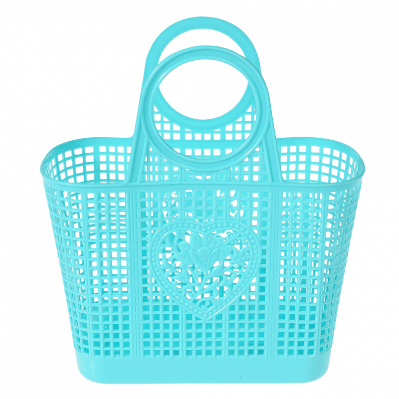 Amelie Basket Bag - Blue