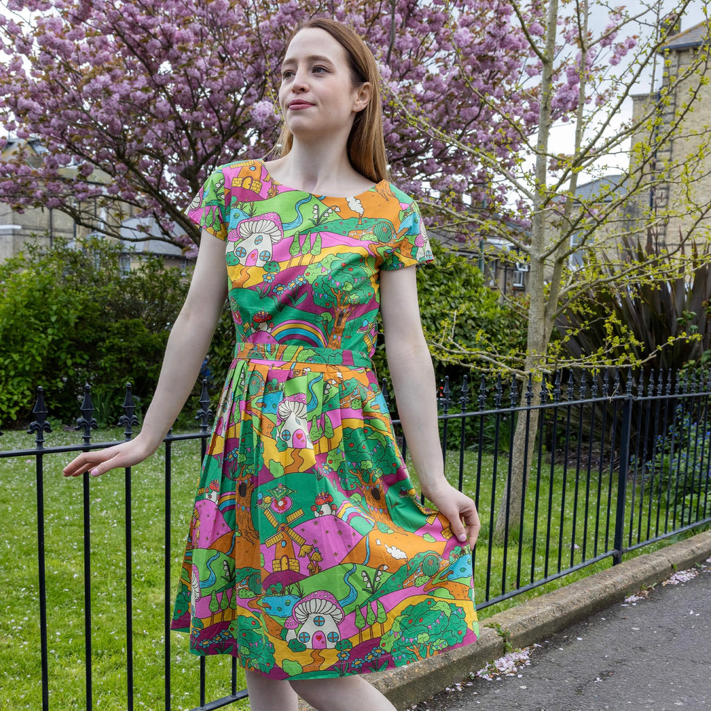 The Mushroom Babes Hills Tea Dress
