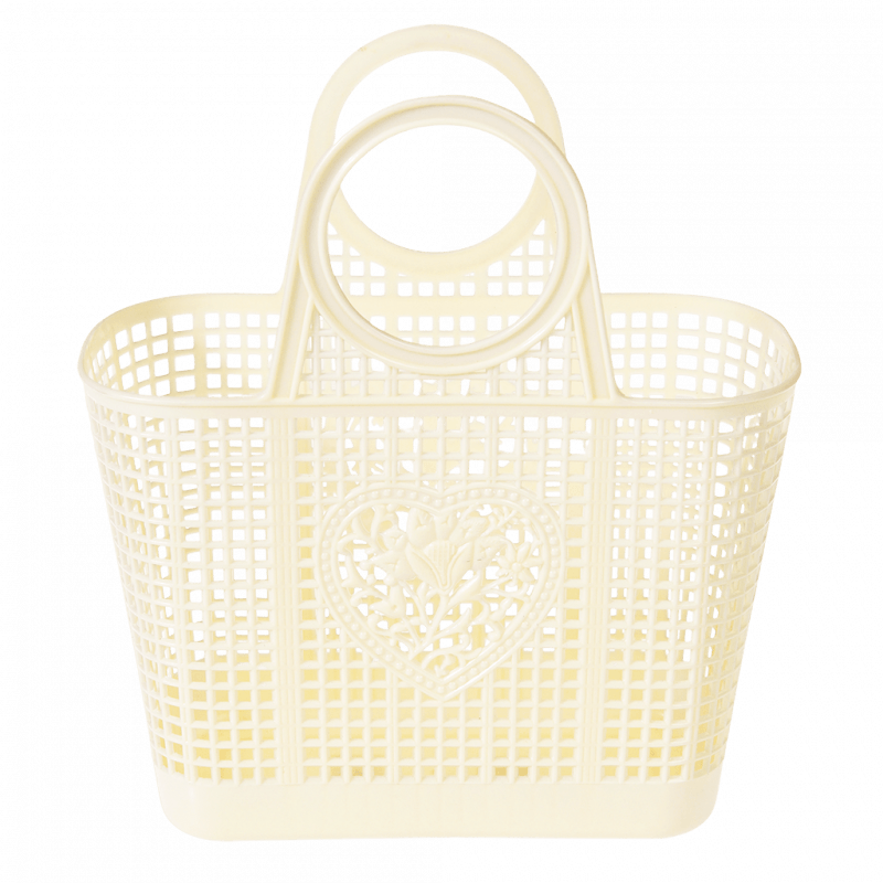 Amelie Basket Bag - Cream
