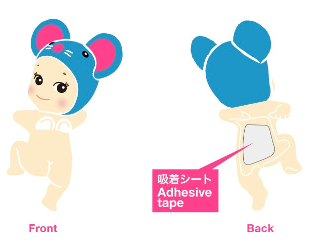 Sonny Angel Mini Figure Dolls - Looking Back Hippers