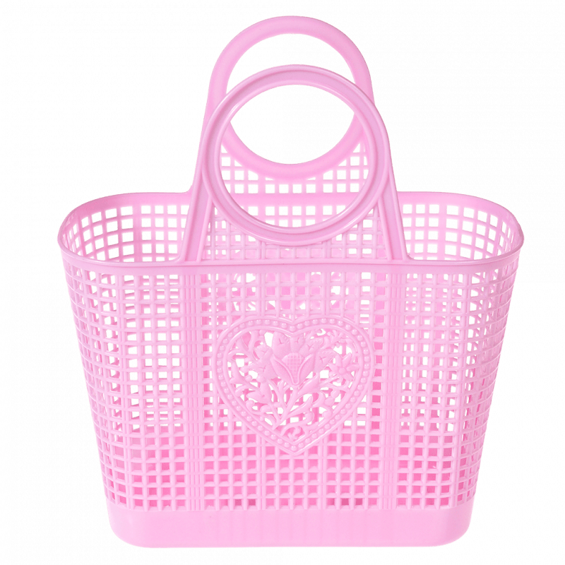Amelie Basket Bag - Pink