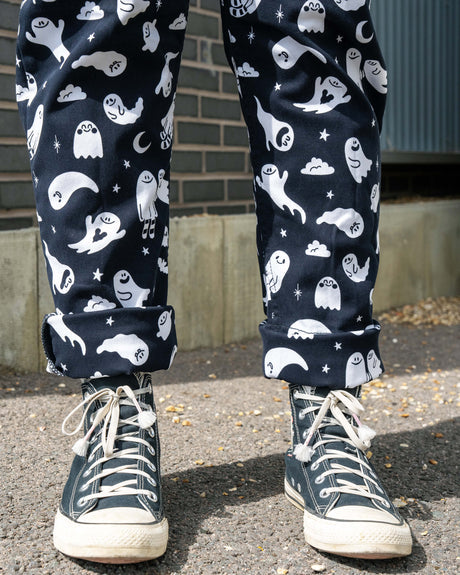 Rebel Romance Ghosties Print Dungarees