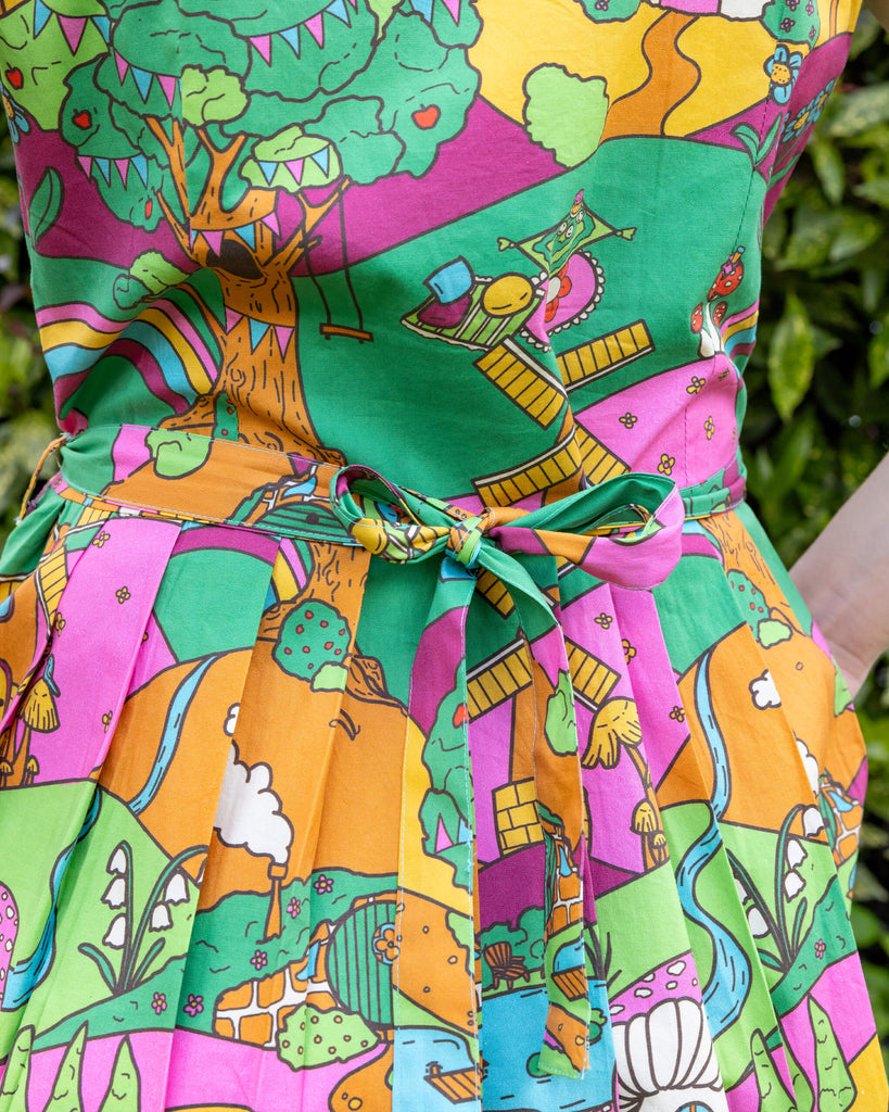 The Mushroom Babes Hills Tea Dress