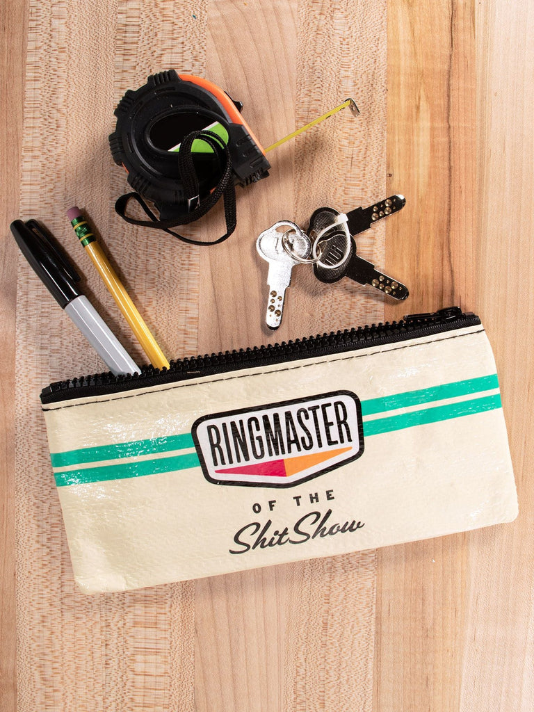 Blue Q Pencil Case - Ringmaster Of The Shitshow