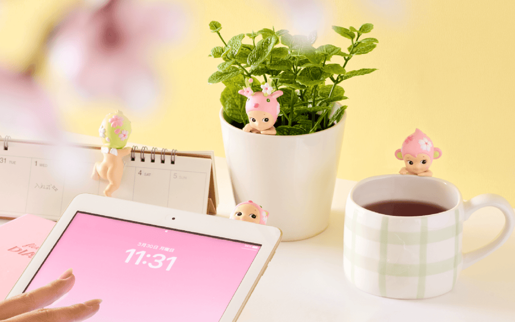Sonny Angel Mini Figure Dolls - Cherry Blossom Hippers