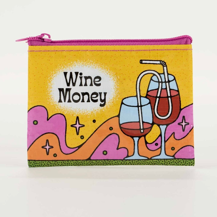 Blue Q Coin Purse - Wine Money