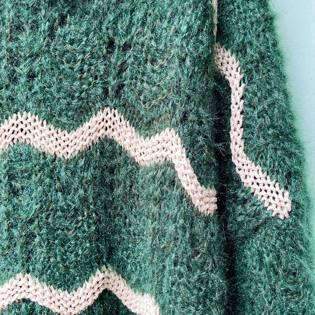 Zig Zag Fluffy Jumper - 2 Colours
