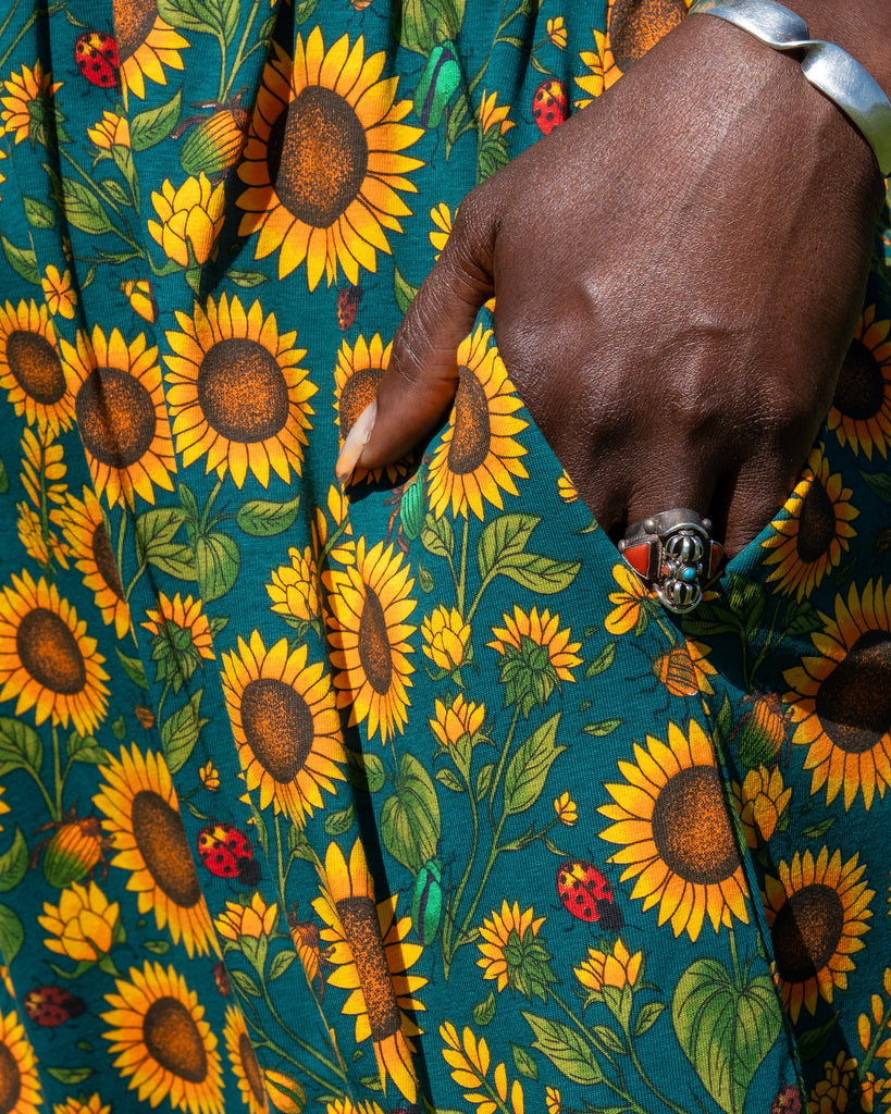Rebel Romance Sunflower T-Shirt Dress
