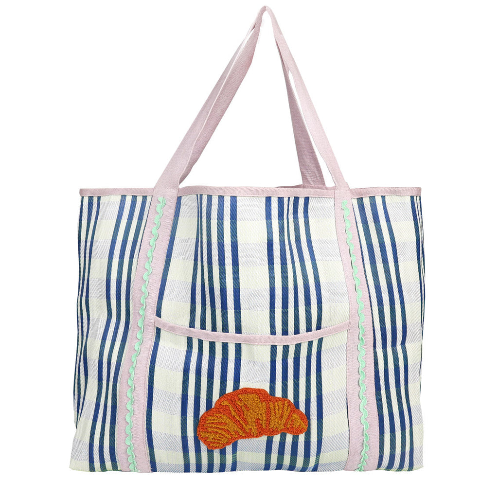 Recycled Plastic Tote Bag - Croissant