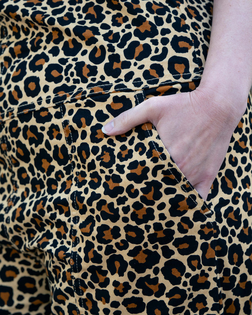 Rebel Romance Classic Leopard Print Dungarees