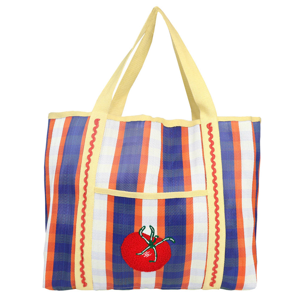 Recycled Plastic Tote Bag - Tomato