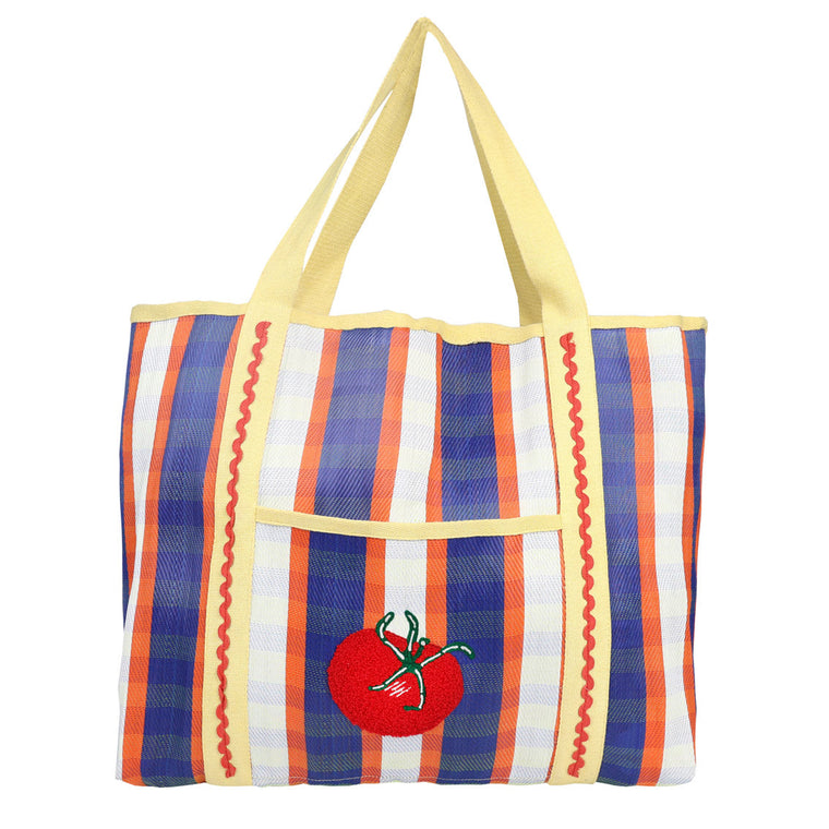 Recycled Plastic Tote Bag - Tomato