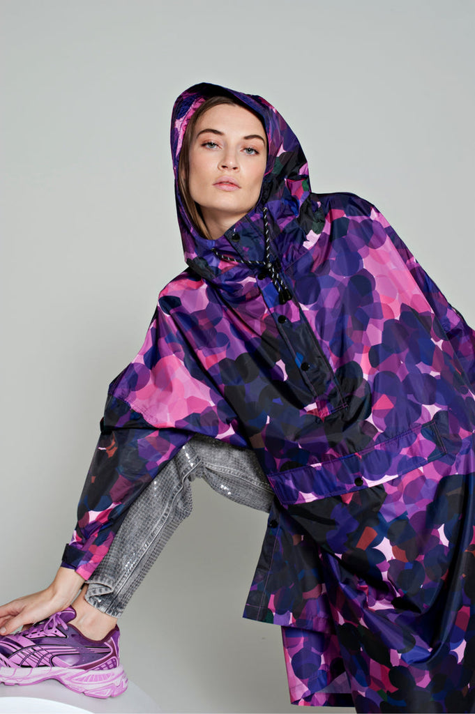 Rainkiss Poncho Raincoat - City Lights