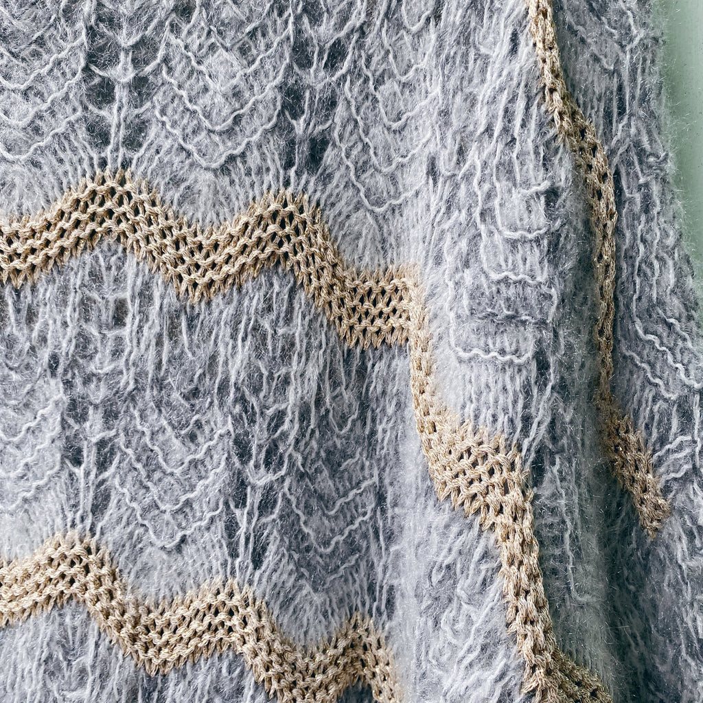 Zig Zag Fluffy Jumper - 2 Colours