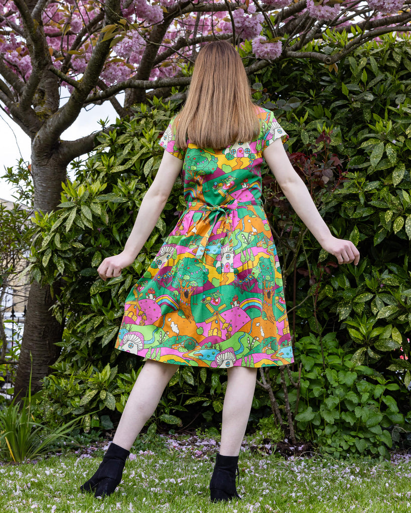 The Mushroom Babes Hills Tea Dress