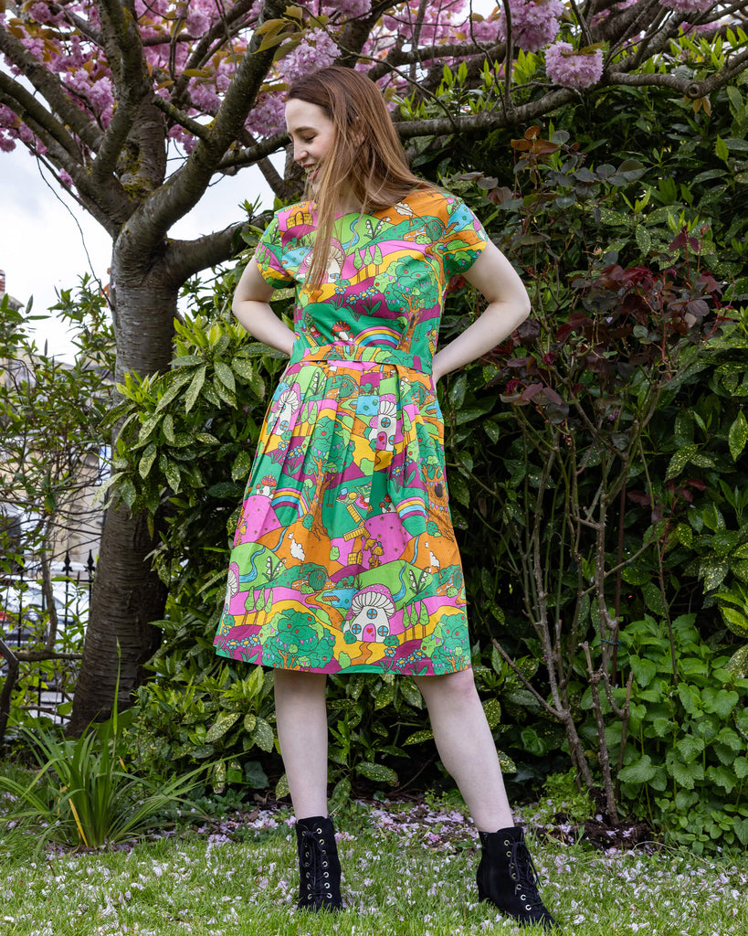 The Mushroom Babes Hills Tea Dress