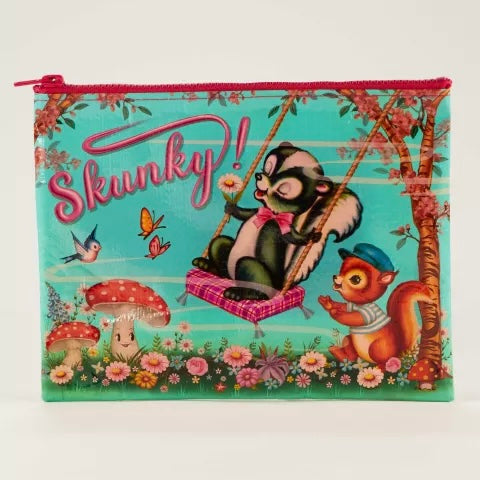 Blue Q Zipper Pouch - Skunky