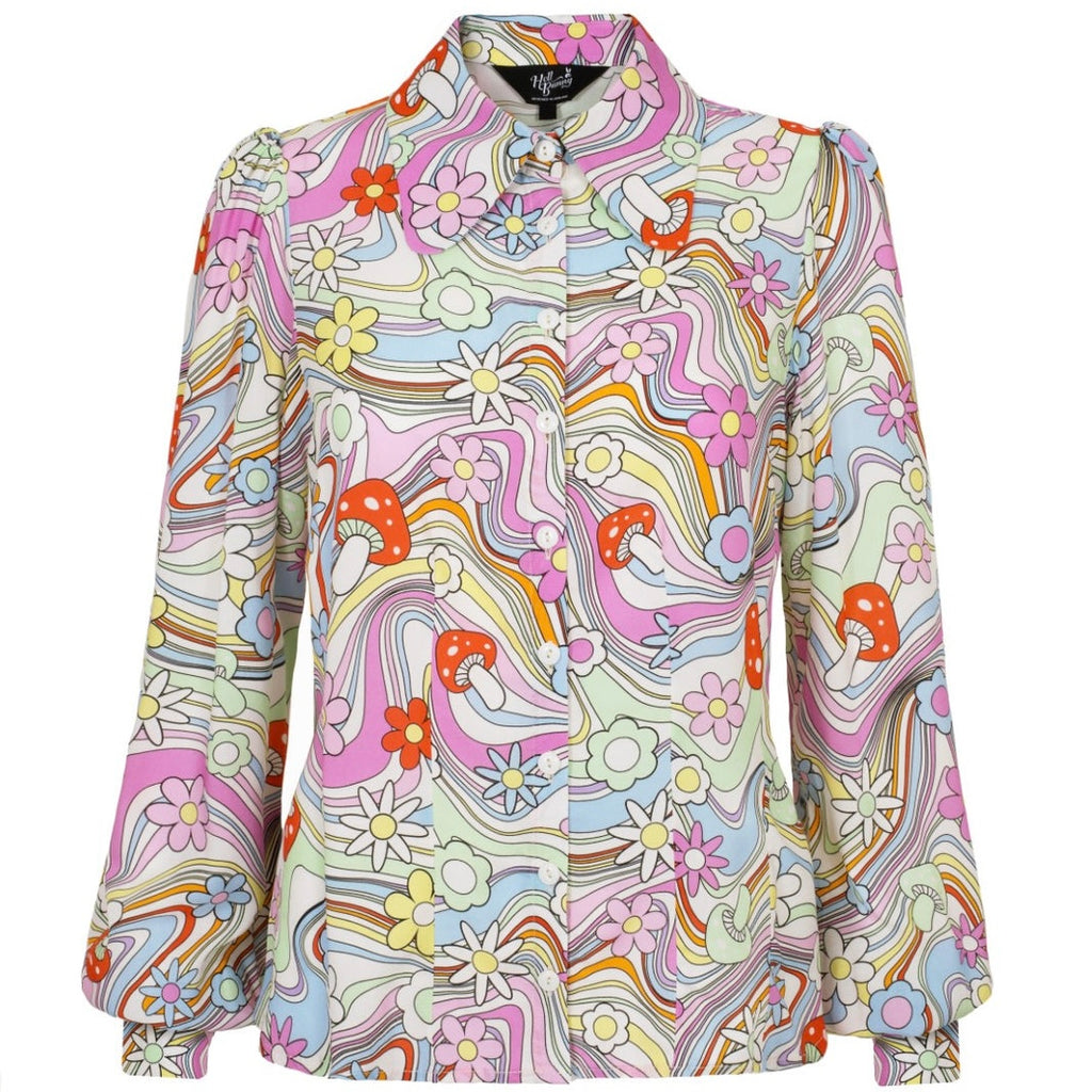 Hell Bunny Happy Daze Blouse