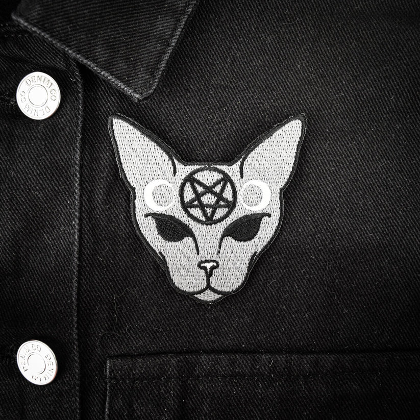 Iron on Patch - Gothic Cat