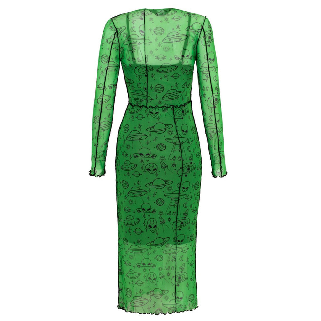Hell Bunny Scully Mesh Dress
