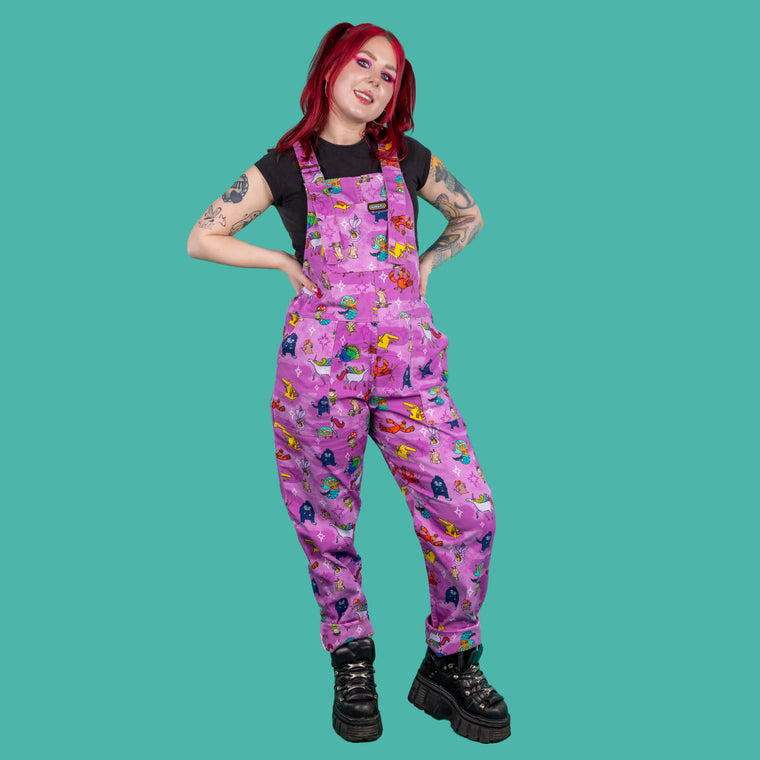 Happiness Enchanters Word Spells Stretch Twill Dungarees