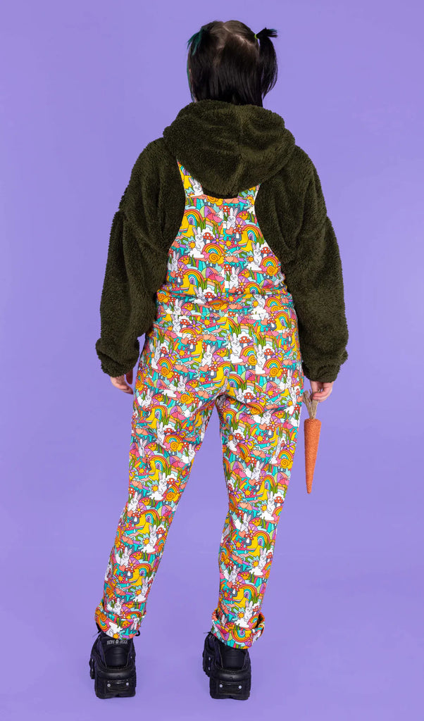 Some Bunny Loves You Stretch Twill Dungarees