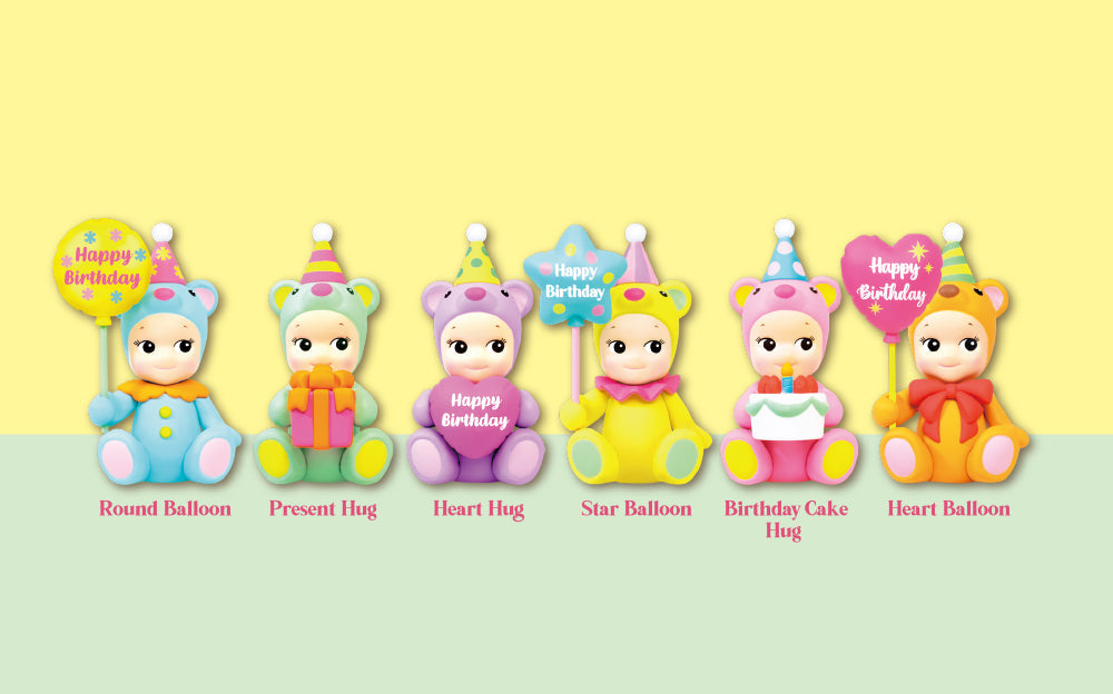 Sonny Angel Mini Figure Dolls - Birthday Gift Bear