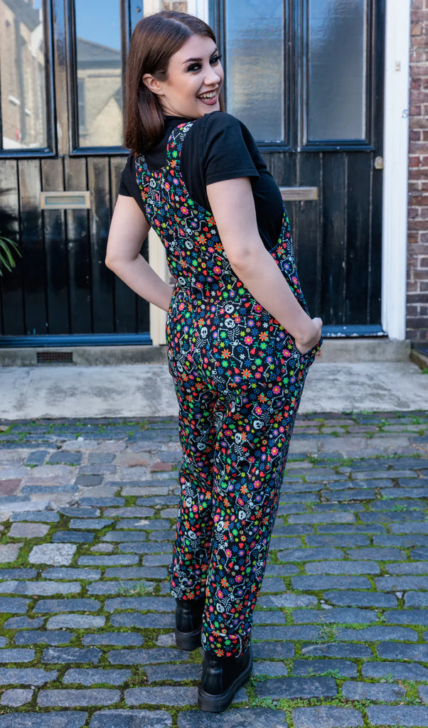 Halloween: Boogie Bones Stretch Twill Dungarees