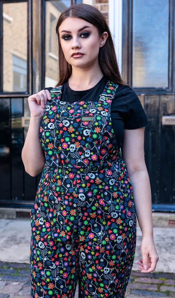 Halloween: Boogie Bones Stretch Twill Dungarees