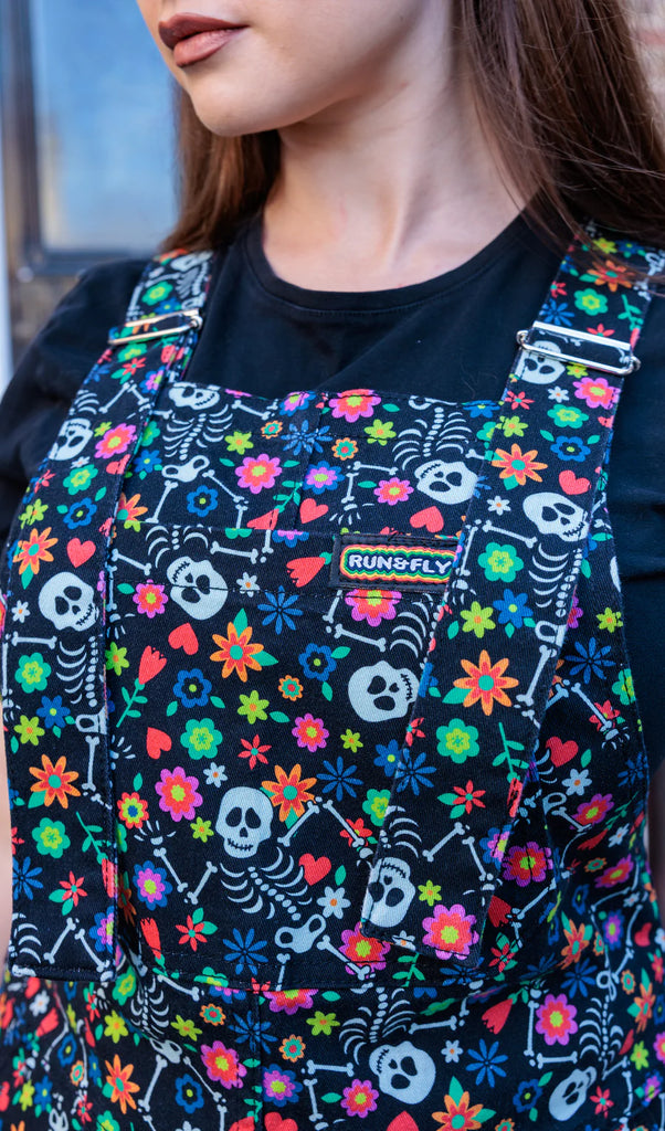 Halloween: Boogie Bones Stretch Twill Dungarees