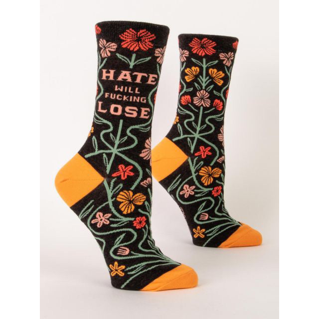 Hate Will Fucking Lose - Crew Socks