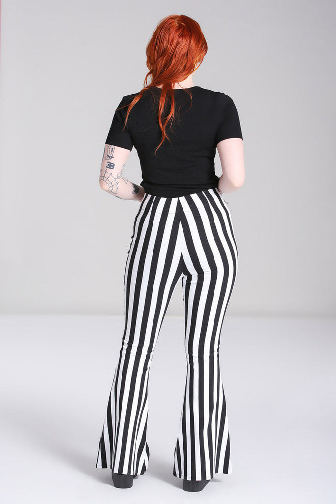 Hell Bunny Gaspar Flared Trousers