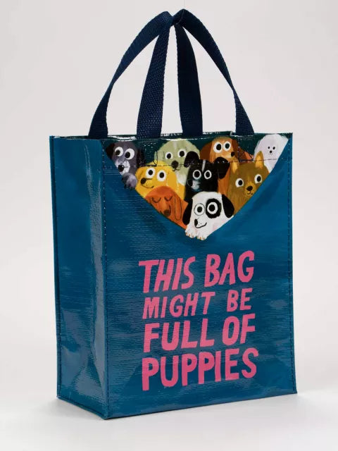 Blue Q Handy Tote Bag - This Bag Might Be Full Of Puppies