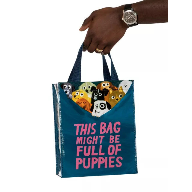 Blue Q Handy Tote Bag - This Bag Might Be Full Of Puppies