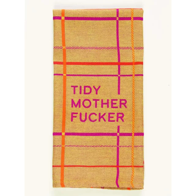 Teal Towel - Tidy Motherfucker