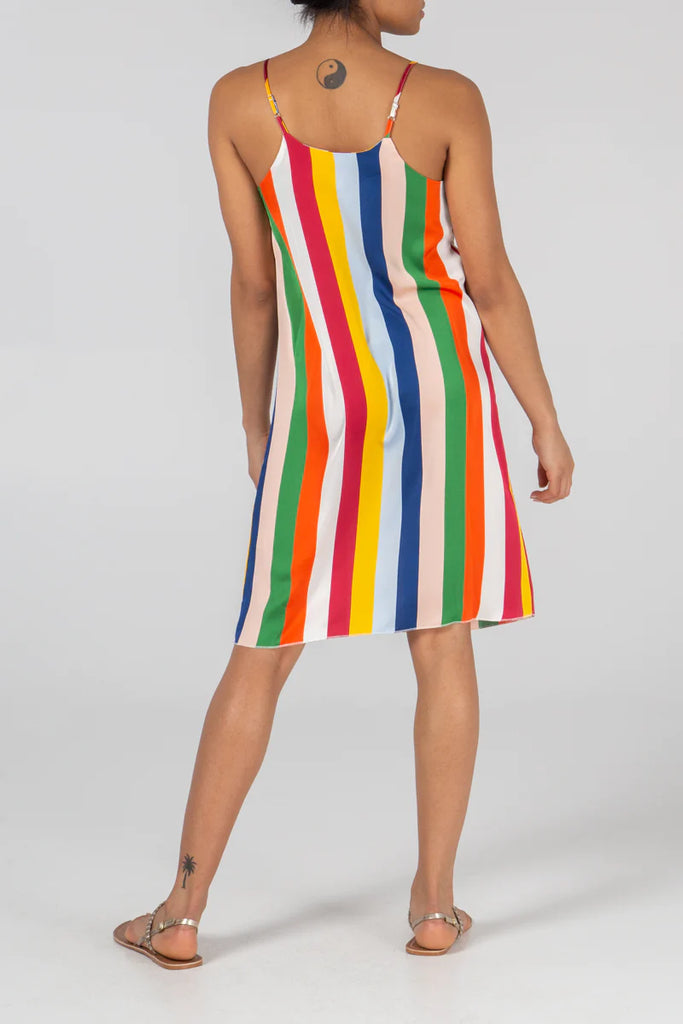 Colourful Stripe Cami Dress