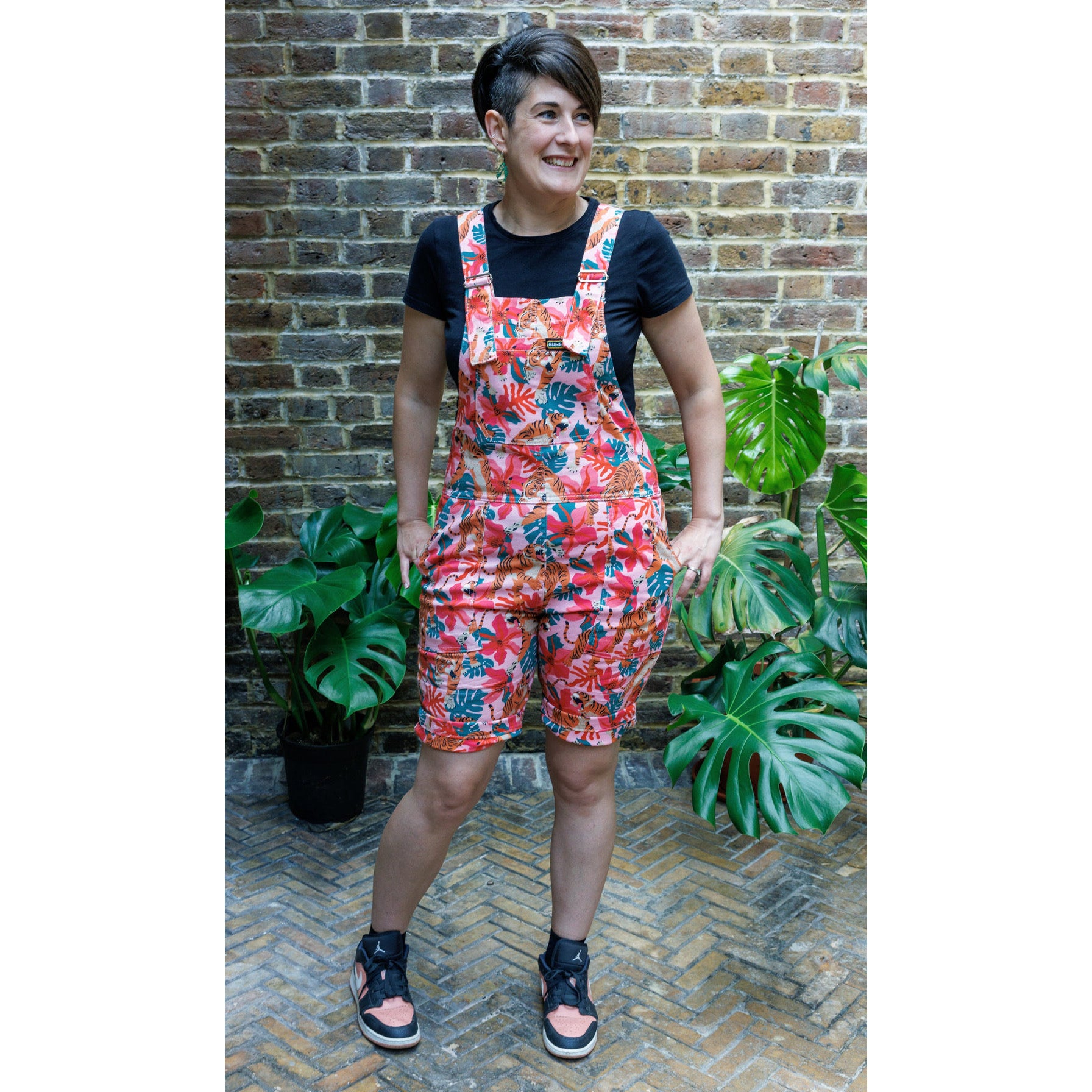 Cotton dungaree best sale shorts