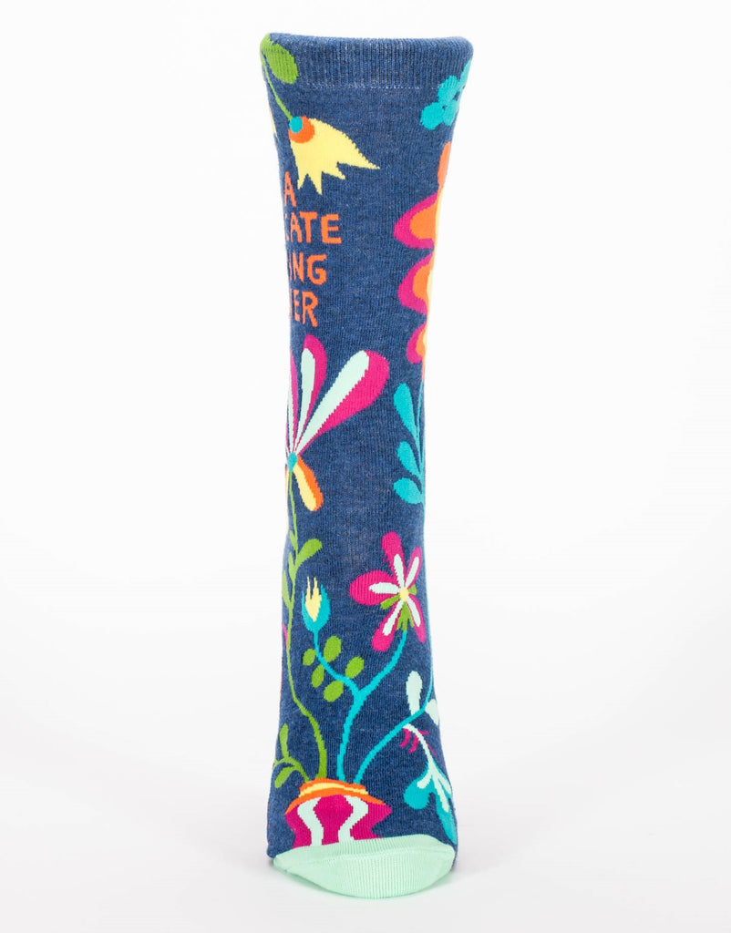 I'm A Delicate Flower - Crew Socks