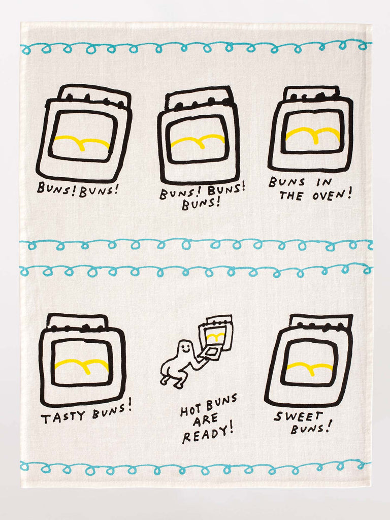Tea Towel - Hot Buns Are Ready