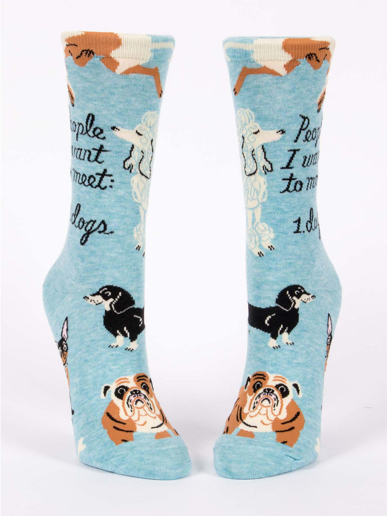 People I Want To Meet: Dogs - Crew Socks