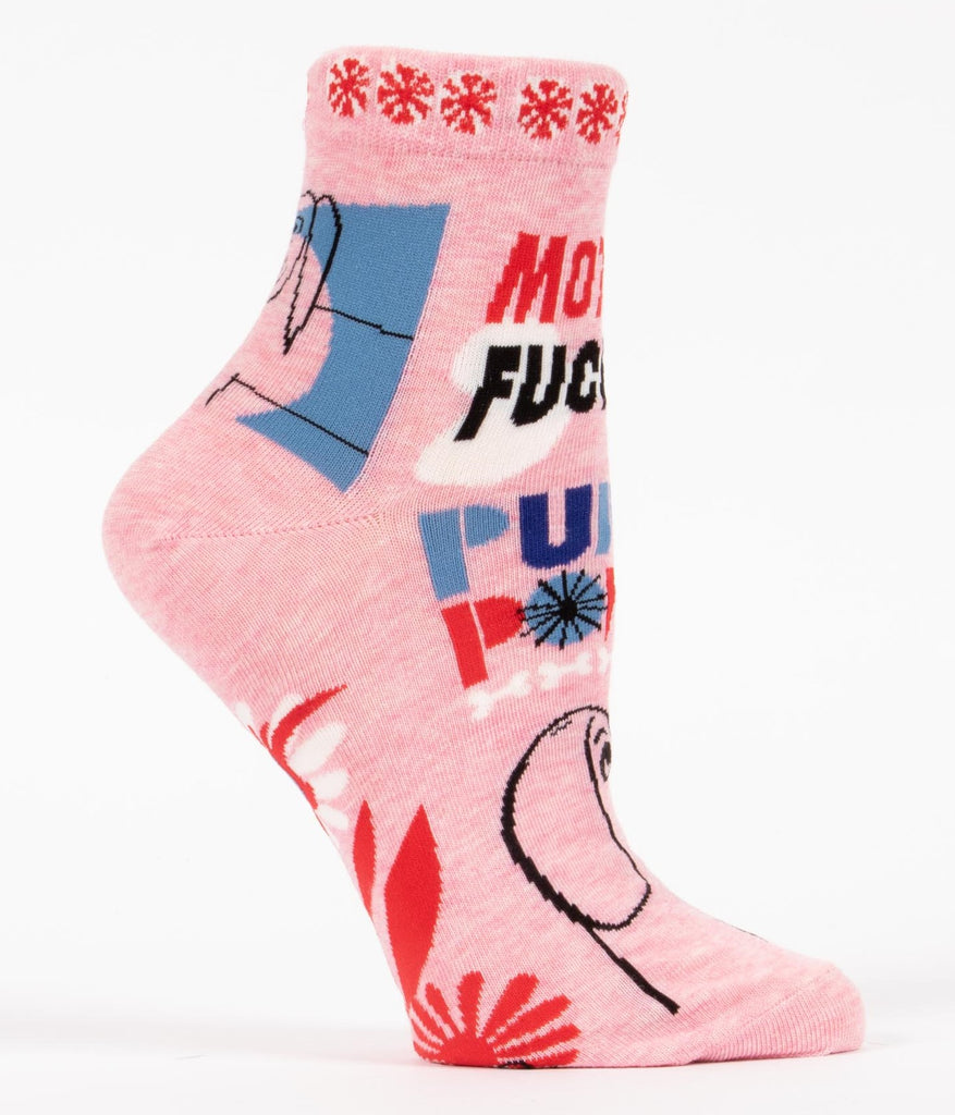 Mother Fucking Puppy Power - Ankle Socks